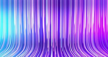 Abstract multicolored lines energy magical glowing falling on a curved blue abstract background photo