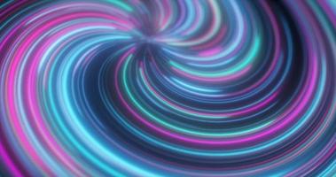 Abstract purple and blue multicolored glowing bright twisted swirling lines abstract background photo