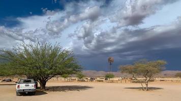 un tormenta es fabricación de cerveza terminado namib naukluft parque foto