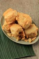 Tahu Isi or Gehu Tahu Berontak, Deep Fried Tofu photo