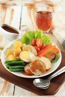 Selat Solo, Traditional Javanese Indonesian Menu with European Influences. photo