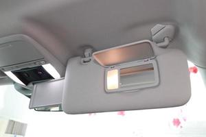 Front sun visor inside the car photo