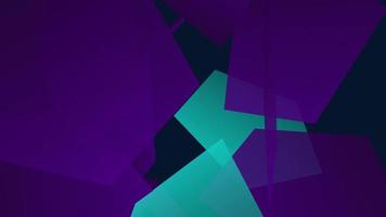 Purple and blue abstract geometric background motion design video