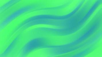 Abstract green background with waves. Cyan gradient backdrop video