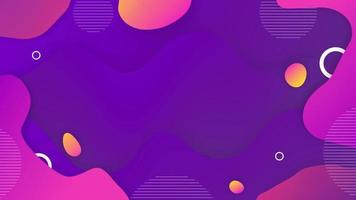 Abstract shapes motion organic background animated. Purple background with copy space video