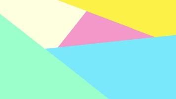 Shape background animation, colorful layers layout. Light backdrop, geometric shape video