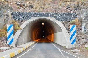 Underground road tunnel photo