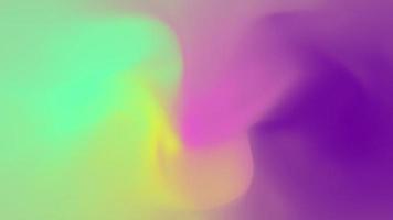 Smooth mesh gradient animation. Liquid rainbow background with yellow, purple and blue colors. Blurry gradient wavy background video