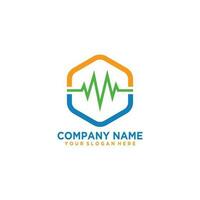 Medical clinic logo template vector