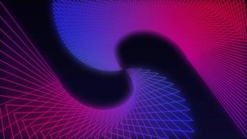 púrpura resumen geométrico fondo, espiral fondo video