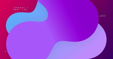 Abstract colorful shape background. Modern motion design video