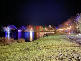 un ver de Alderford lago luces foto