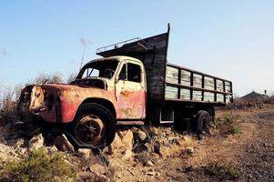 Rusty old truck photo