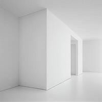 Large spacious bright white studio - image photo