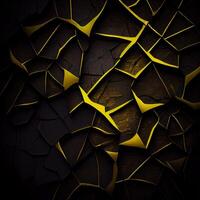 Old texture patterns black and yellow background - image photo