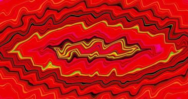 Red radial waves background. Abstract animation backdrop. Vivid graphic motion layout video