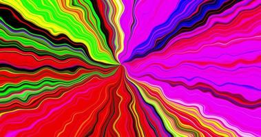 Abstract hypnotic background. Motion animation graphic backdrop. Psychedelic colorful layout video