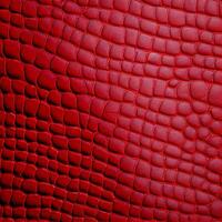 Vintage premium red leather background for decorations and textures - image photo