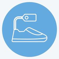 Icon Footwear. related to Black Friday symbol. shopping. simple illustration vector