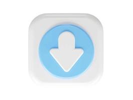 3d rendering arrow icon vector illustration transparent element
