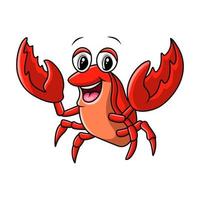 Cute funny a baby lobster vector