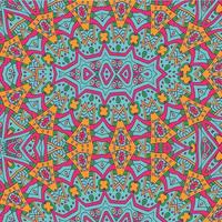 A colorful background with a pattern of a mandala vector