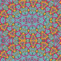 A colorful background with a pattern of a mandala vector