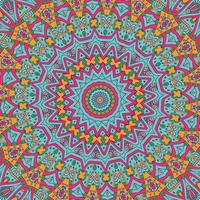A colorful kaleidoscope with a circle pattern vector