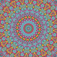 A colorful kaleidoscope with a circle pattern vector