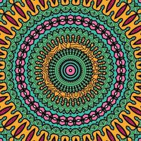 A colorful background with a circle of green and yellow colors vector