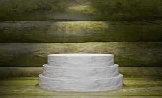 3d rendering podium stage photo