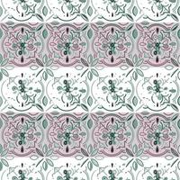 Creative mosaic seamless background pattern. Abstract geometric ornamental wallpaper. vector