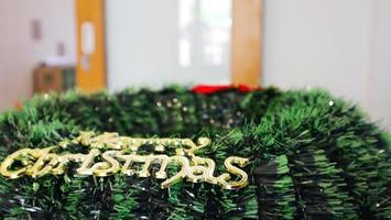 antecedentes de Navidad chuchería habilidades ornamento con oficina escritorio antecedentes foto