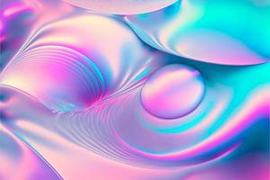 Abstract pastel holographic textured background photo