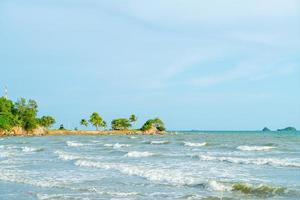 Mae Rumphueng Beach at Chanthaburi in Thailand photo