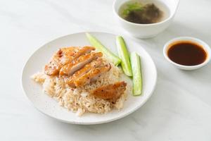 Grilled Chicken with Steamed Rice photo
