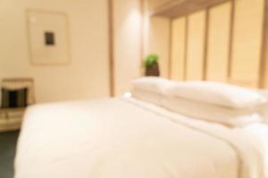 abstract  blur hotel resort bedroom photo