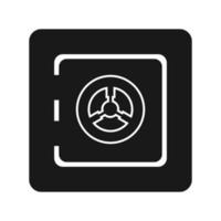 safe icon vector