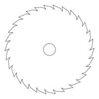 icono de vector de sierra circular