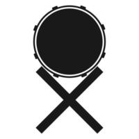 Icon of Ramadan drum. vector
