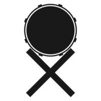 Icon of Ramadan drum. vector