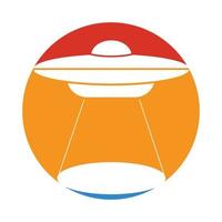 UFO icon vector