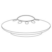 UFO icon vector