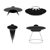 UFO icon vector