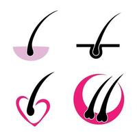 Hair treatment logo vector