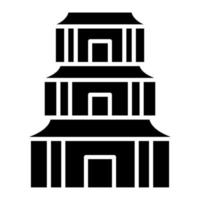 icono de vector de pagoda