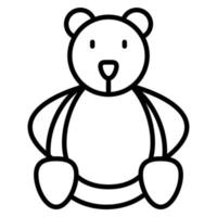 Teddy vector icon