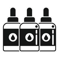 Printer fill ink bottles icon simple vector. Digital print vector