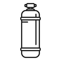 Tank icon outline vector. Filter treatment vector