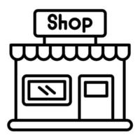 Shop vector icon